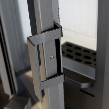 Porte Poele a bois rotatif Enyo